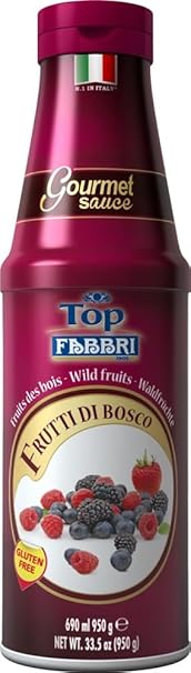 FABBRI Topping Gourmet Sauce FRUTTI DI BOSCO 950g (690ml)