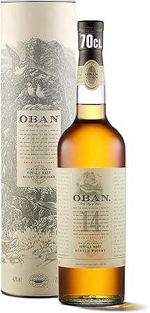 Oban 14 Anni Single Malt Scotch Whisky con Astuccio - 700 ml