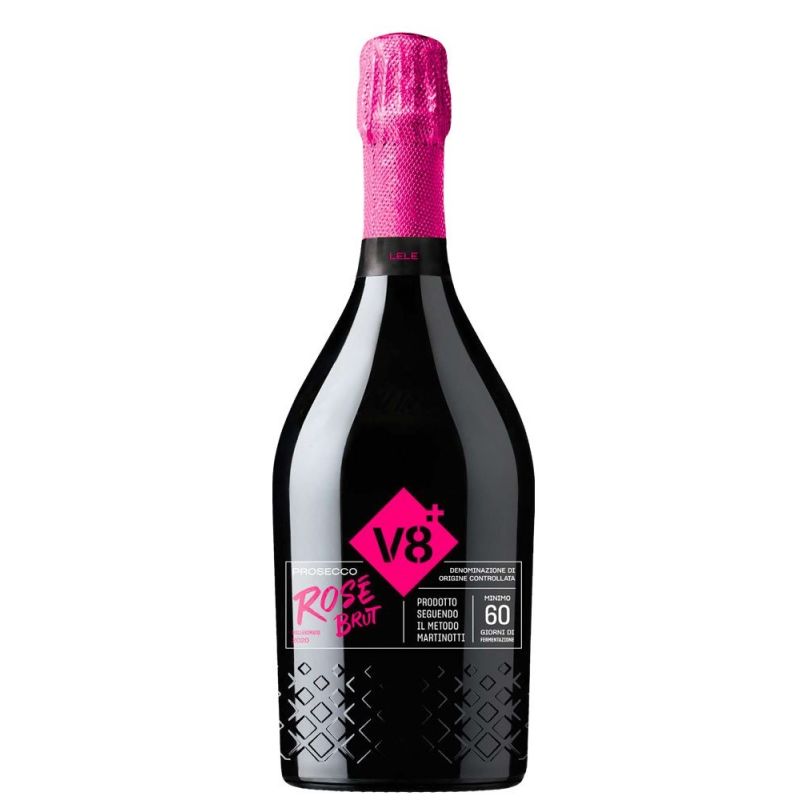 PROSECCO V8 LELE ROSE' BRUT MILLESIMATO CL75