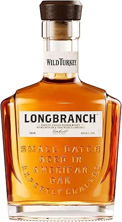 Wild Turkey - Longbranch, 70 cl, Whiskey Bourbon Americano, Invecchiato 8 Anni, 43% Vol